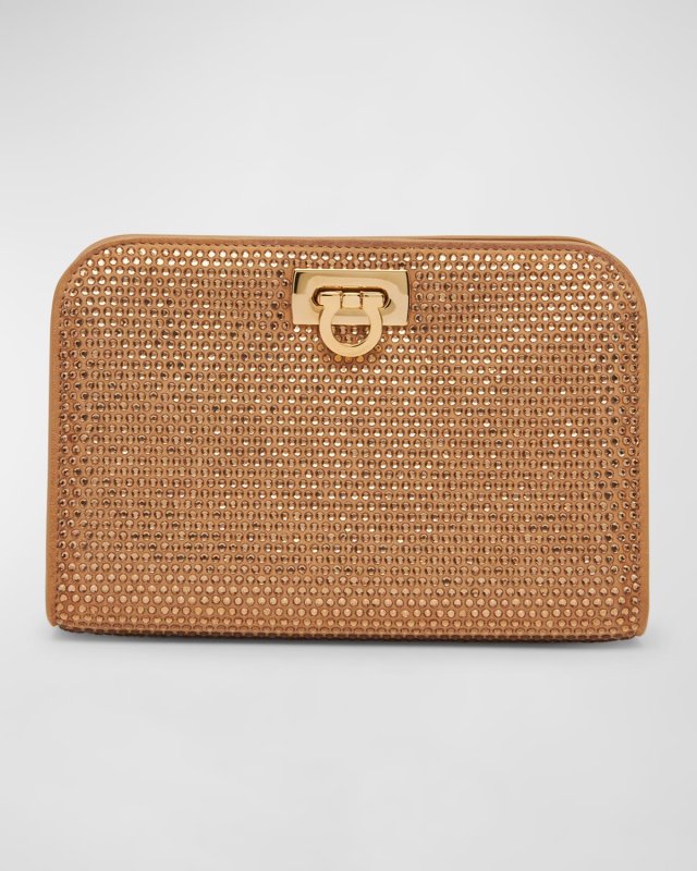 Wanda Strass Gancini Clutch Bag